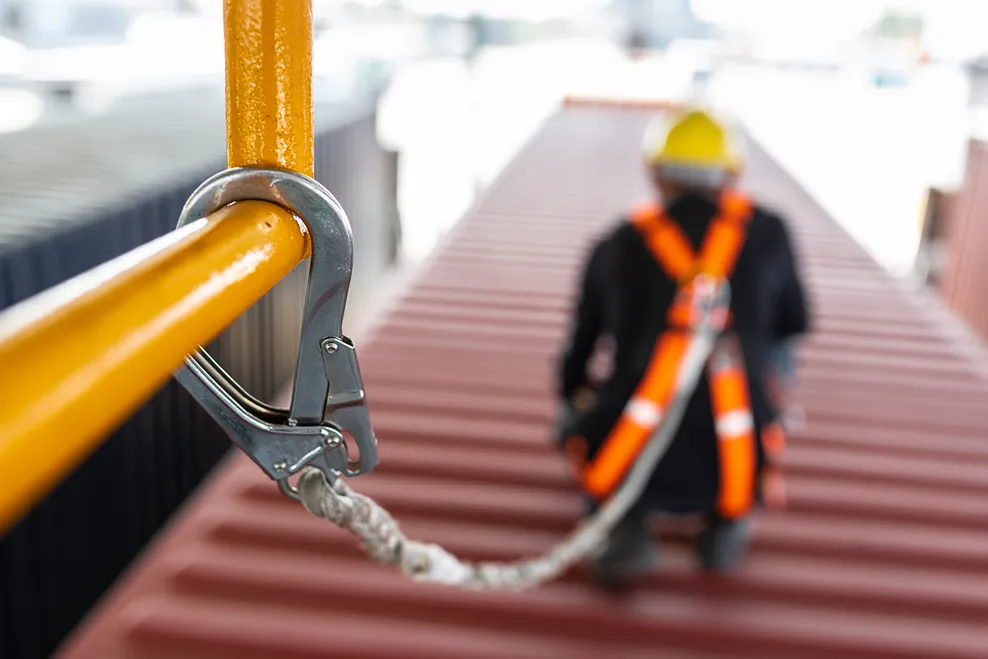 This is primarily the working at heights module that includes how to erect scaffolding and to safely work with ladders.