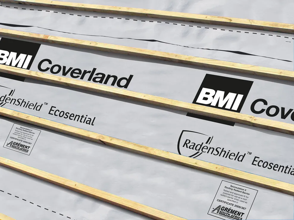 RadenShield Ecosential installed under battens as part of the cool roof system