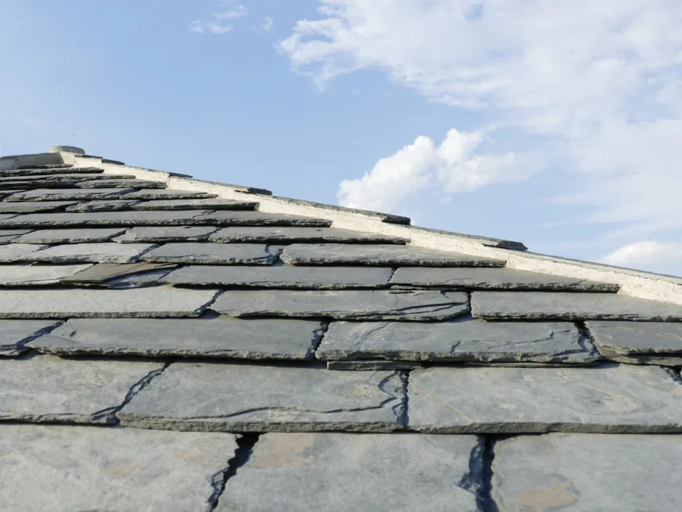 Training on the correct installation and repair of slate roofs